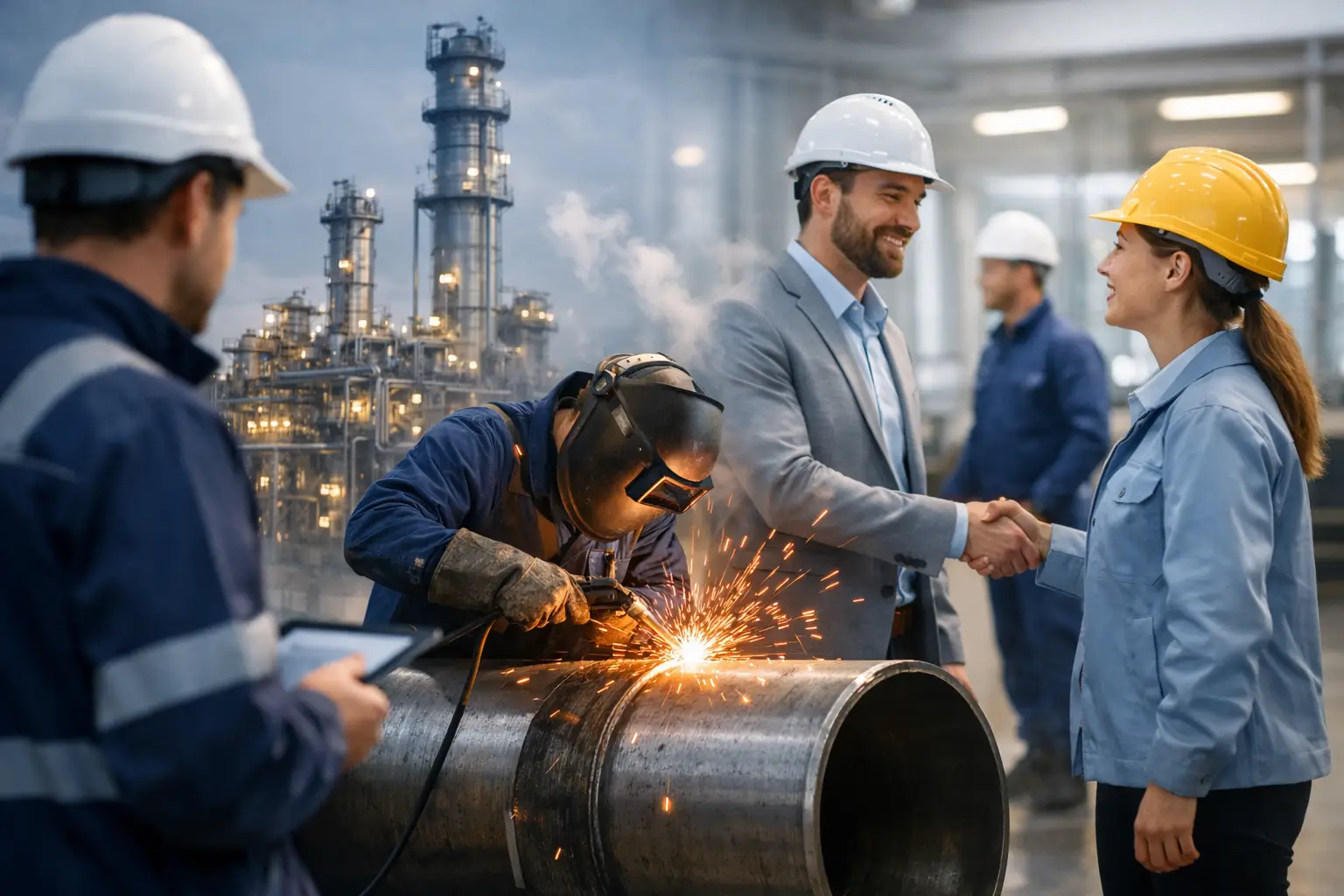 Fornecedor único de serviços industriais