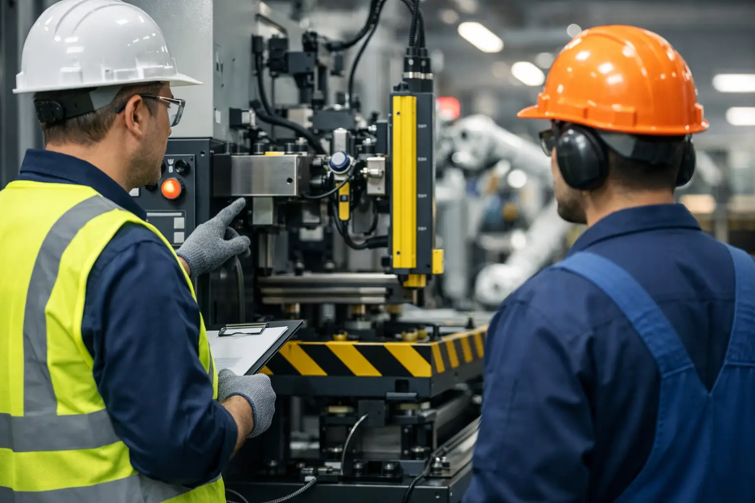 NR 12: adequação de máquinas industrial