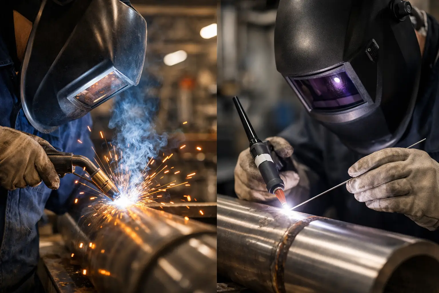 Quando usar solda MIG ou TIG industrial?